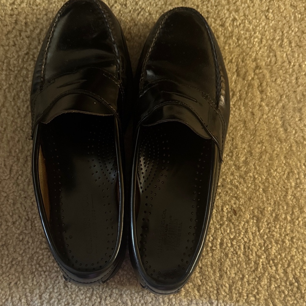 G.H. Bass & Co. Black Leather Loafers